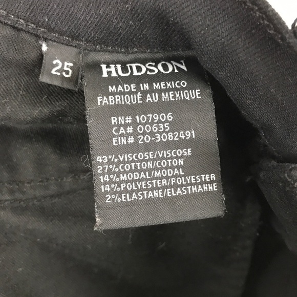 Hudson Nico Midrise Super Skinny Jeans Size 25 - Picture 14 of 16